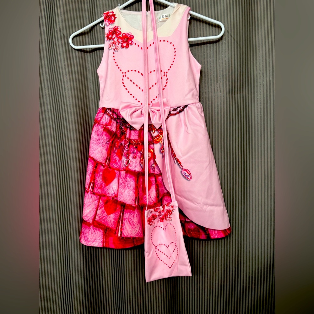 E bei K Heart Dress with Matching Bag
